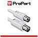 Cavo Antenna Tv Iec 1m Sp-pr Bianco - Foto miniatura 1